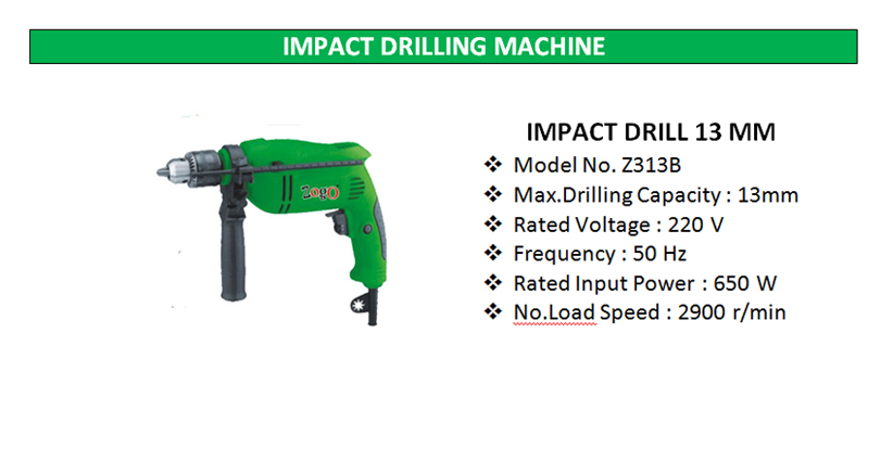 Zogo deals drilling machine