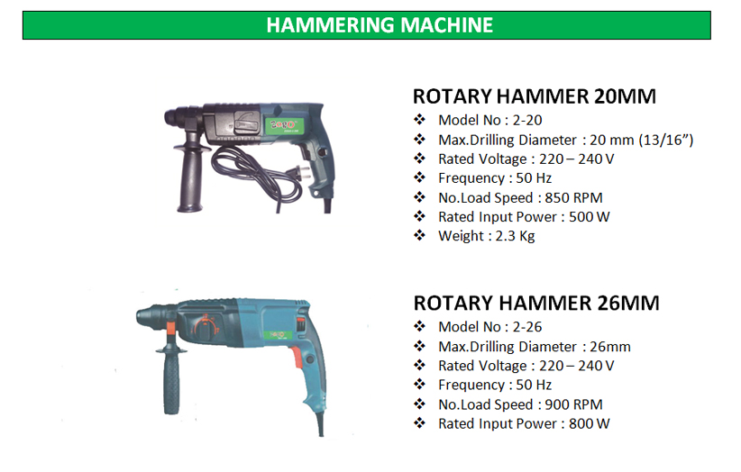 Zogo 2024 hammer drill